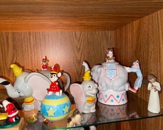 Walt Disney Dumbo Tea Pot and Creamer and Sugar Set, Circus Tea Pot