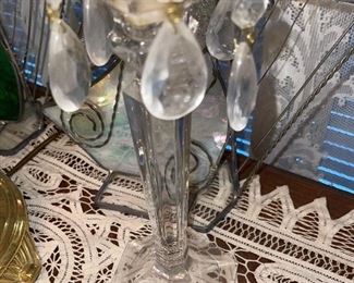 Mikasa Candle Holders with Prisms