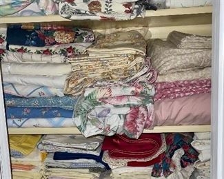 2nd Closet of Pillow Cases and Sheets