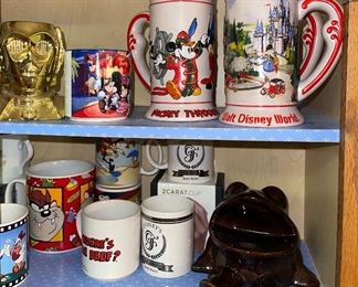 Vintage Disney Mugs and Beer Steins 