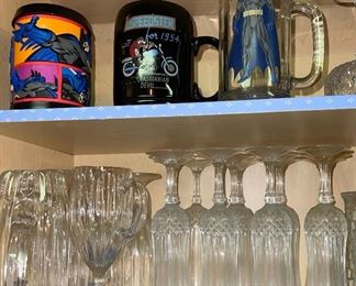 Mikasa Park Lane Beer Mugs and Irish Coffee Mugs 