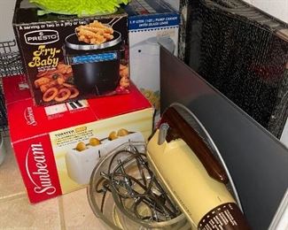 Sunbeam Stand Mixer, Sunbeam Toaster, Fry Baby