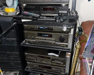 Kenwood and Technics Stereo Equipment 