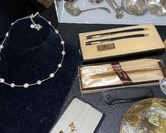 Cross ans Parken Pens and Prncils, Mickey Mouse Tie Tack