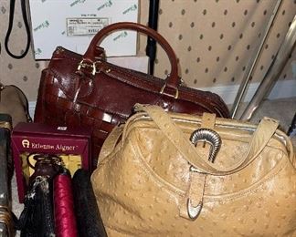more Leather Purses, ETIENNE AIGNER, Dooney Bourke, Leather Wallets, Disney Wallet, Michael Kors, and others