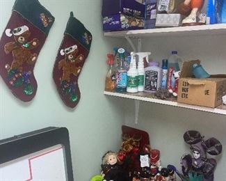 Holiday Items, Cleaning Supplies 