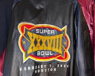 Leather  Superbowl 38 Coat