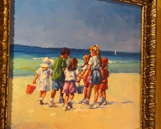 NUMEROUS PAINTINGS AND PRINTS ON CANVAS BY LUCILLE RAAD