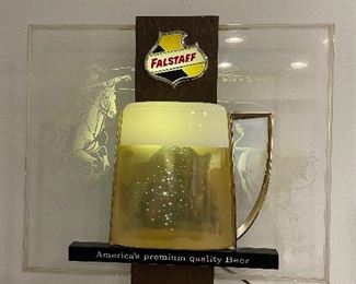 Falstaff bubbling electric sign.  Works great!