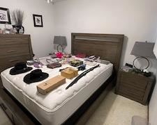 Almost new bedroom set.