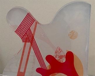 Yankel Ginsburg Acrylic Sculpture “After the Storm