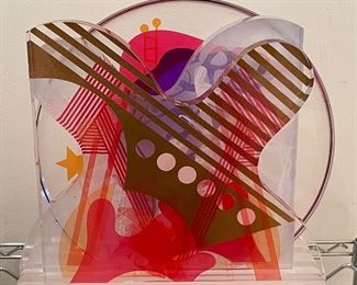 Yankel Ginsburg Acrylic Sculpture “After the Storm