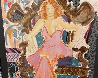 Ann Barbieri Serigraph.  Signed, limited edition.