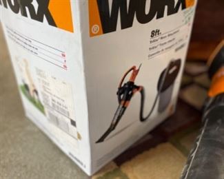 20V Worx Turbine Leaf Blower/Vac Command Feed Trimmer TriVac 2 Batteries 1 Charger C1739 $120