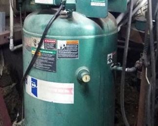 Champion 80 Gallon Heavy Duty Air Compressor, Motor Has Been Replaced, Model VR5-8, 220 Volt