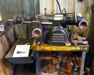 AMMCO Drum And Rotor Lathe With Adapter Cones