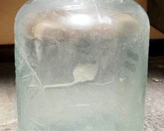 Antique Arrowhead Puritas Water 5 Gallon Glass Jug, Dated 1928