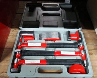 US General 7 Piece Dent Body Fender Repair Set Tool, Appears Unused