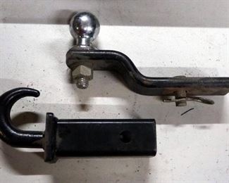 Receiver Tow Hook And One 7/8 Inch Ball Hitch