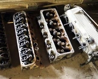 Chevy 2.2, 3100 Engine Heads, And Small Block Chevy Heads, Total Qty 4