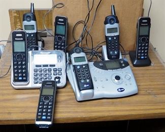 Cordless Telephone Assortment Qty 6 With Bases