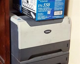 Brother Printer Model HL-5250DN With Extra Toner Cartridge Powers On