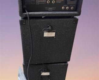 Back Side of Peavy amps