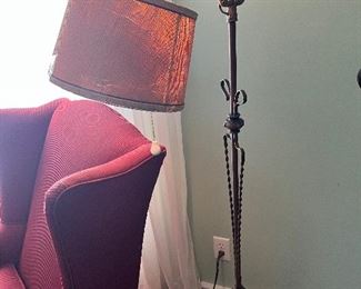 Wrought Iron Floor Lamp