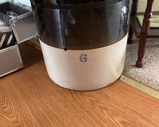 Large Vintage Crock 6