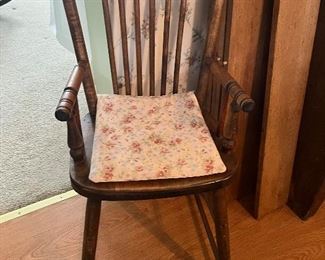 Child Size Wooden High Chair