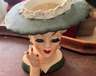 Lady Head Vase