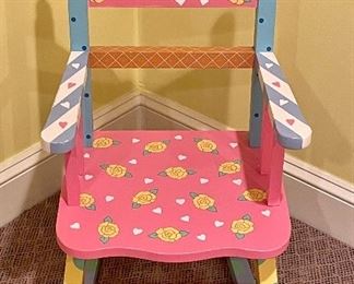 Item 171:  Children's Rocking Chair:  $24