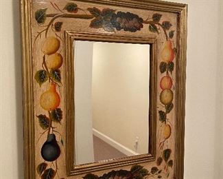 Item 40:  Painted Mirror - 23"l x 1.25"w x 27"h:  $95