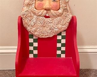 Item 162:  Very small Santa Child's Chair - 22.5":  $12