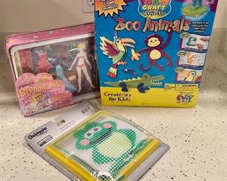 Item 167:  NEW - Zoo Animals, Quick Point and Stencil Kit:  $12