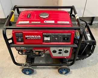 Item 229:  Honda EM 5000S Generator:  $1750