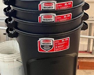 Item 235:  (4) Rubbermaid Roughneck Totes:  $18/Each