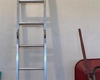 Item 238:  Werner Adjustable Ladder (works as both a step ladder & straight ladder):  $85