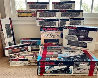 Lionel Trains - a bunch! See individual Pictures