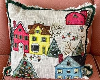 Item 188:  Down Pillow (houses):  $24