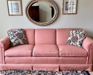 Item 19:  Ethan Allen Sofa (includes royal blue custom slip covers as well):  $245