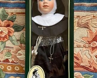 Item 156:  Geppeddo Nun Doll:  $26