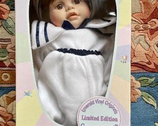 Item 157:  Emerald Vinyl Original Baby Doll - New:  $24