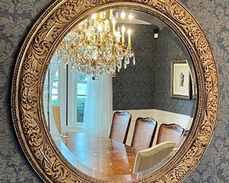 Item 58:  Large Decorative Mirror - 39":  $275