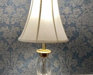 Item 63:  Tall, Narrow Table Lamp with Brass Base - 29":  $75