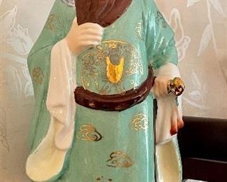 Item 103:  Asian Man with Beard Figurine - 12": $34