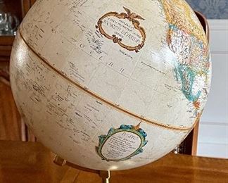 Item 106:  Replogle 12" World Classic Series Globe with Brass Base - 19.5":  $35