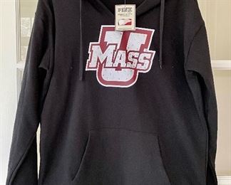 Item 198:  NWT Victoria Secret Pink UMass Hoodie (size M):  $22