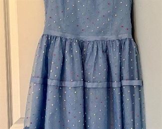 Item 204:  Talbot Kids Blue Sleeveless Dress (girls size 12):  $28