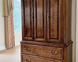 Item 28:  Ethan Allen Armoire with Drawers:  $445